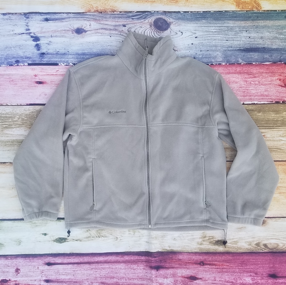 Men's Columbia Fleece Zip Up Jacket